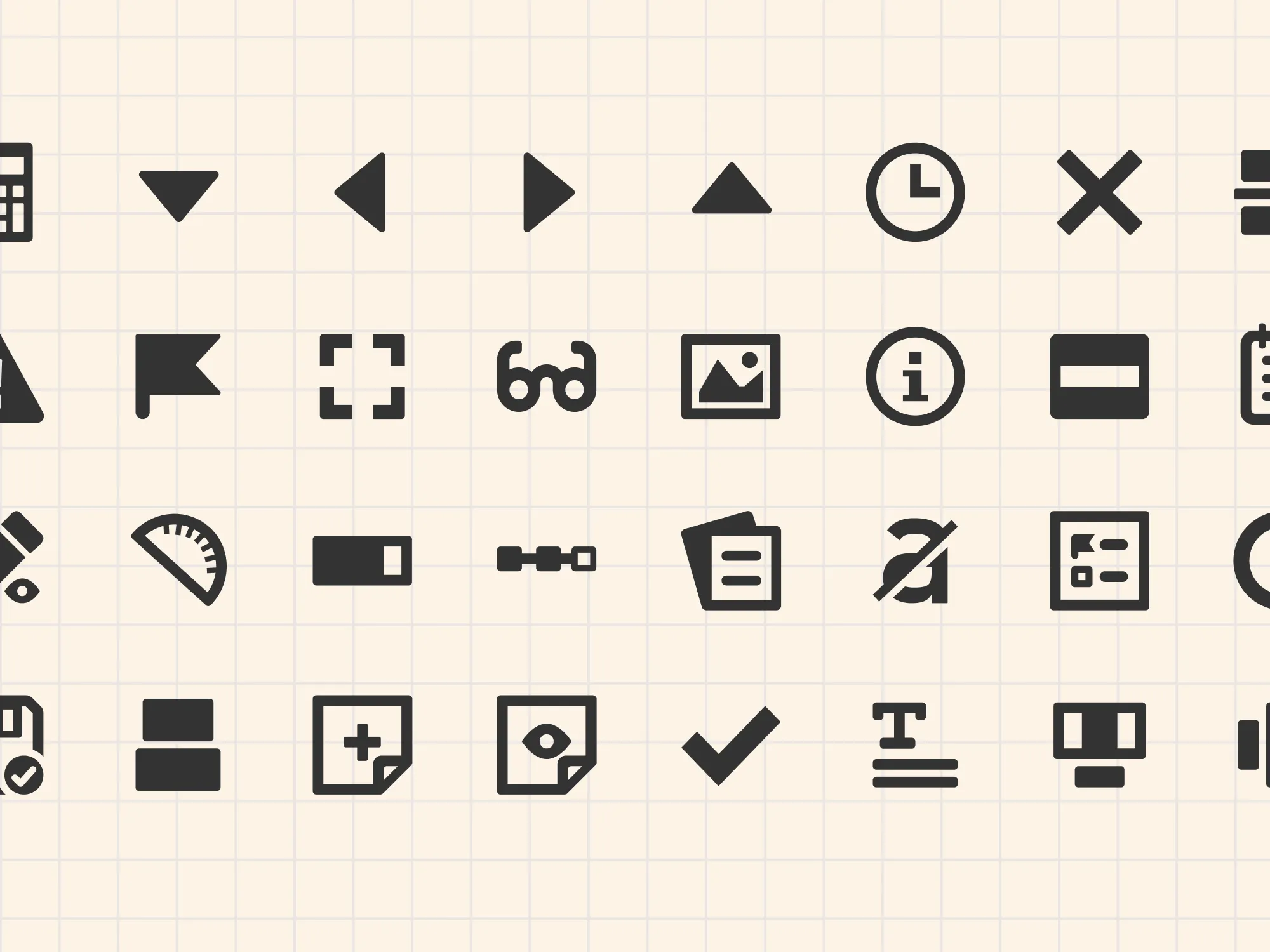The complete Learnosity icon set